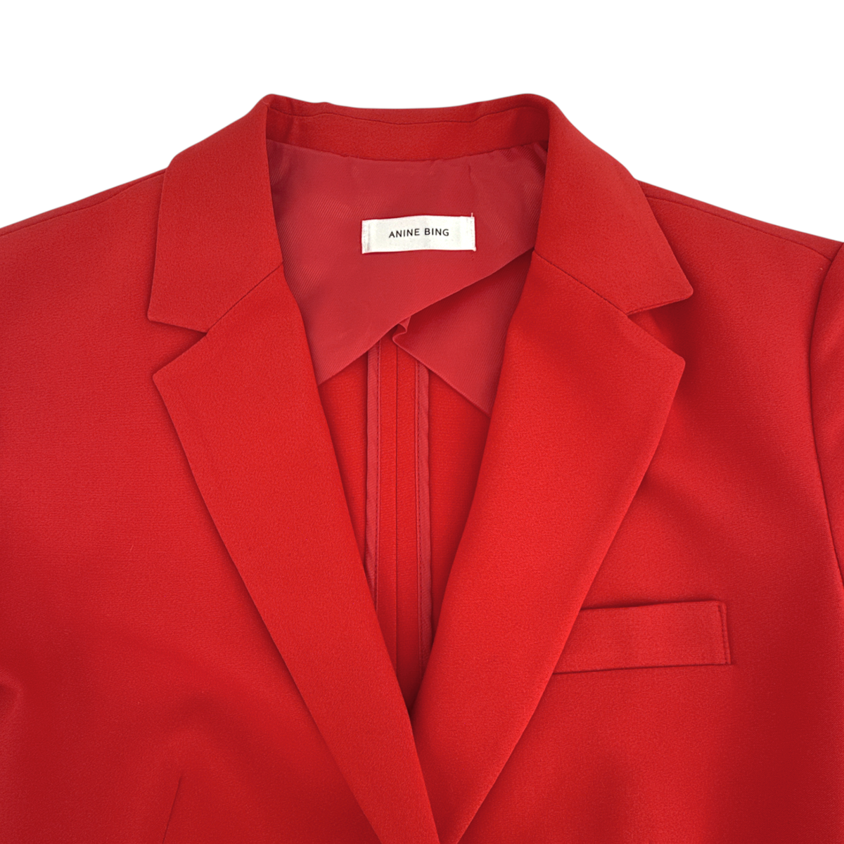 ANINE BING Schoolboy Blazer in Red XS