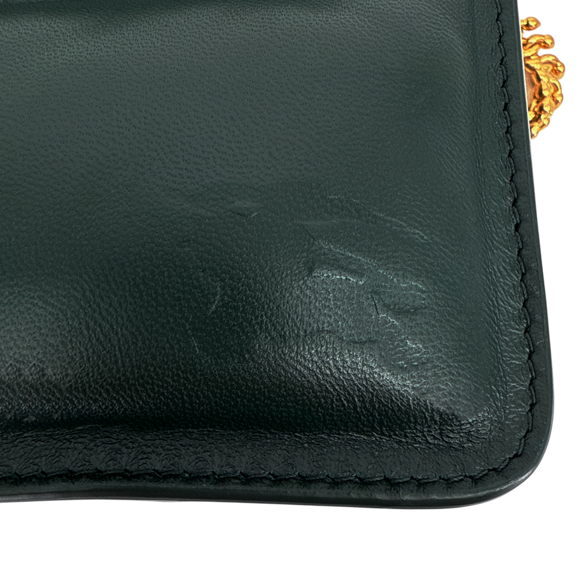 BURBERRY Snip Chain Bag Puffy Nappa Leather in Vine