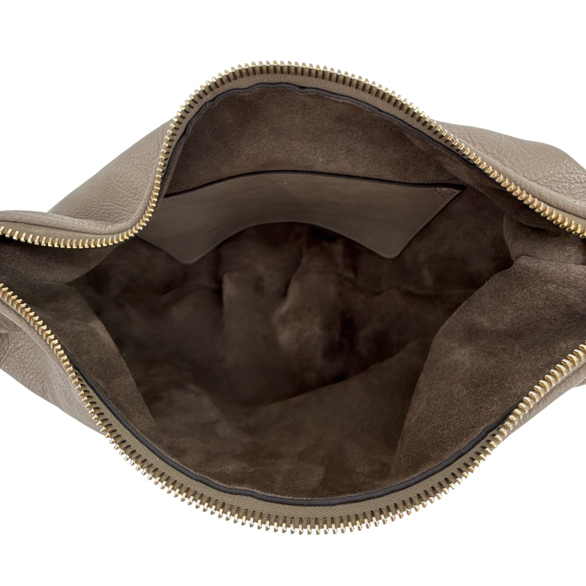 CHLOE Small Bracelet Hobo Bag in Grained Leather in Grey