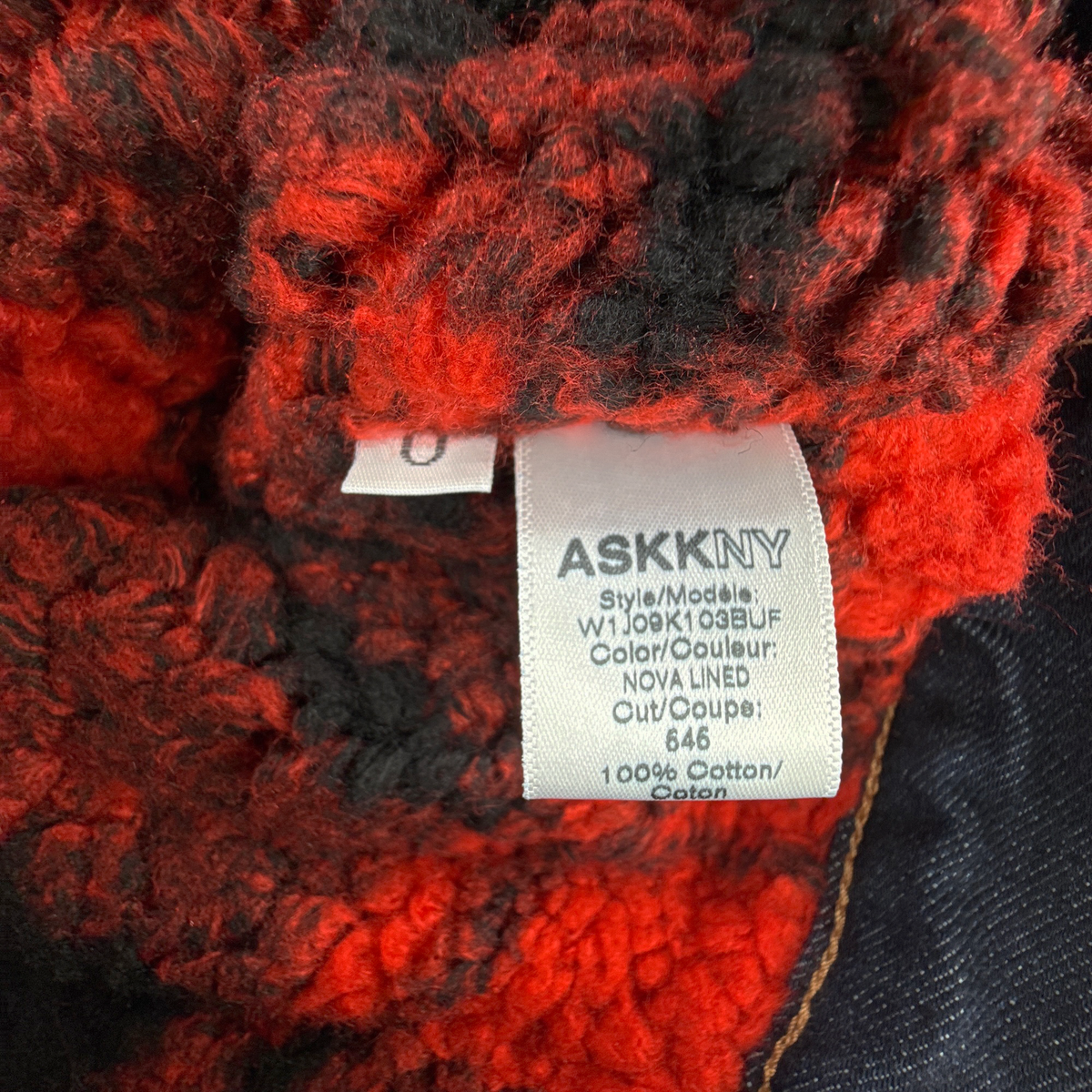 ASKK NY Nova Lined Jacket in Indigo Plaid 0|XS