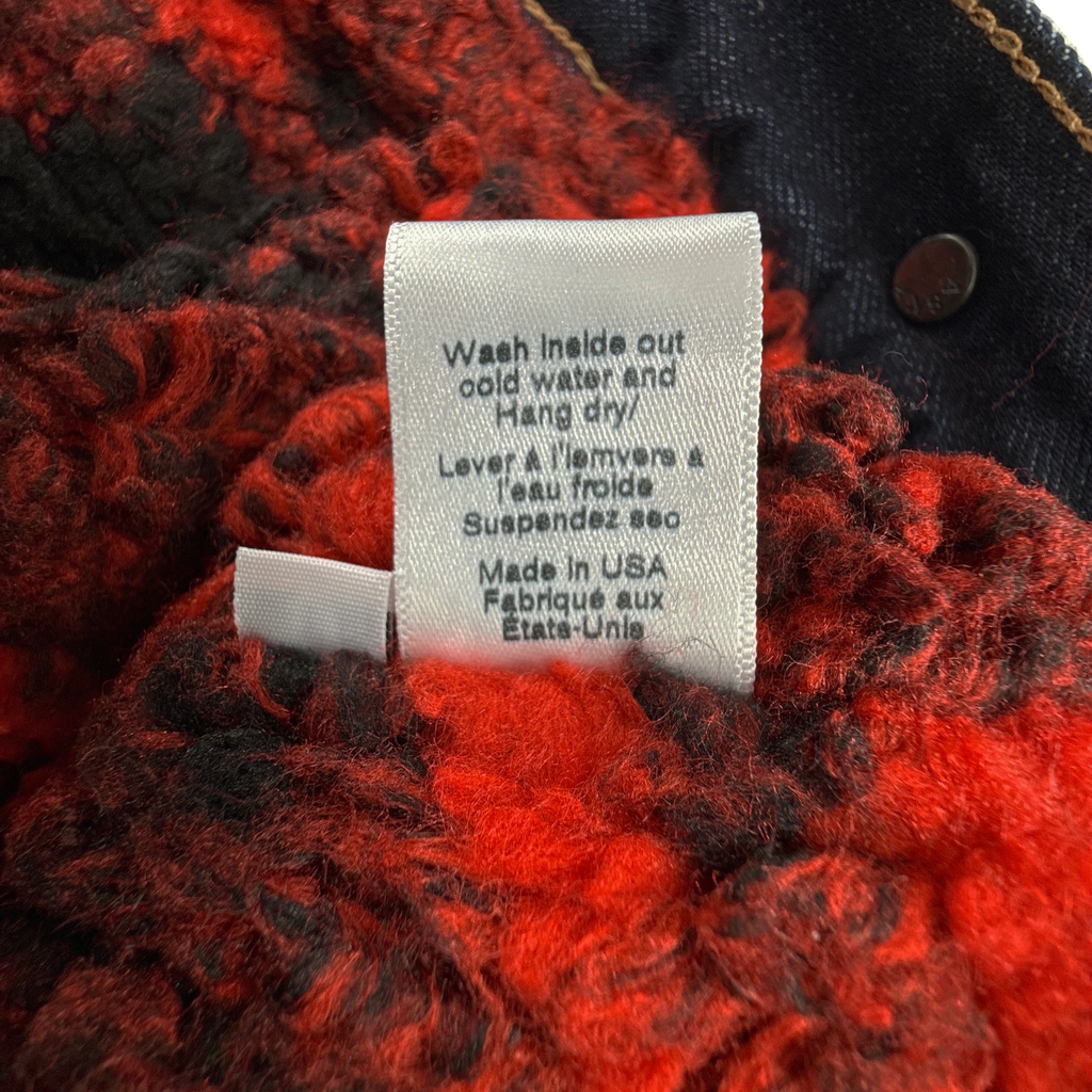 ASKK NY Nova Lined Jacket in Indigo Plaid 0|XS