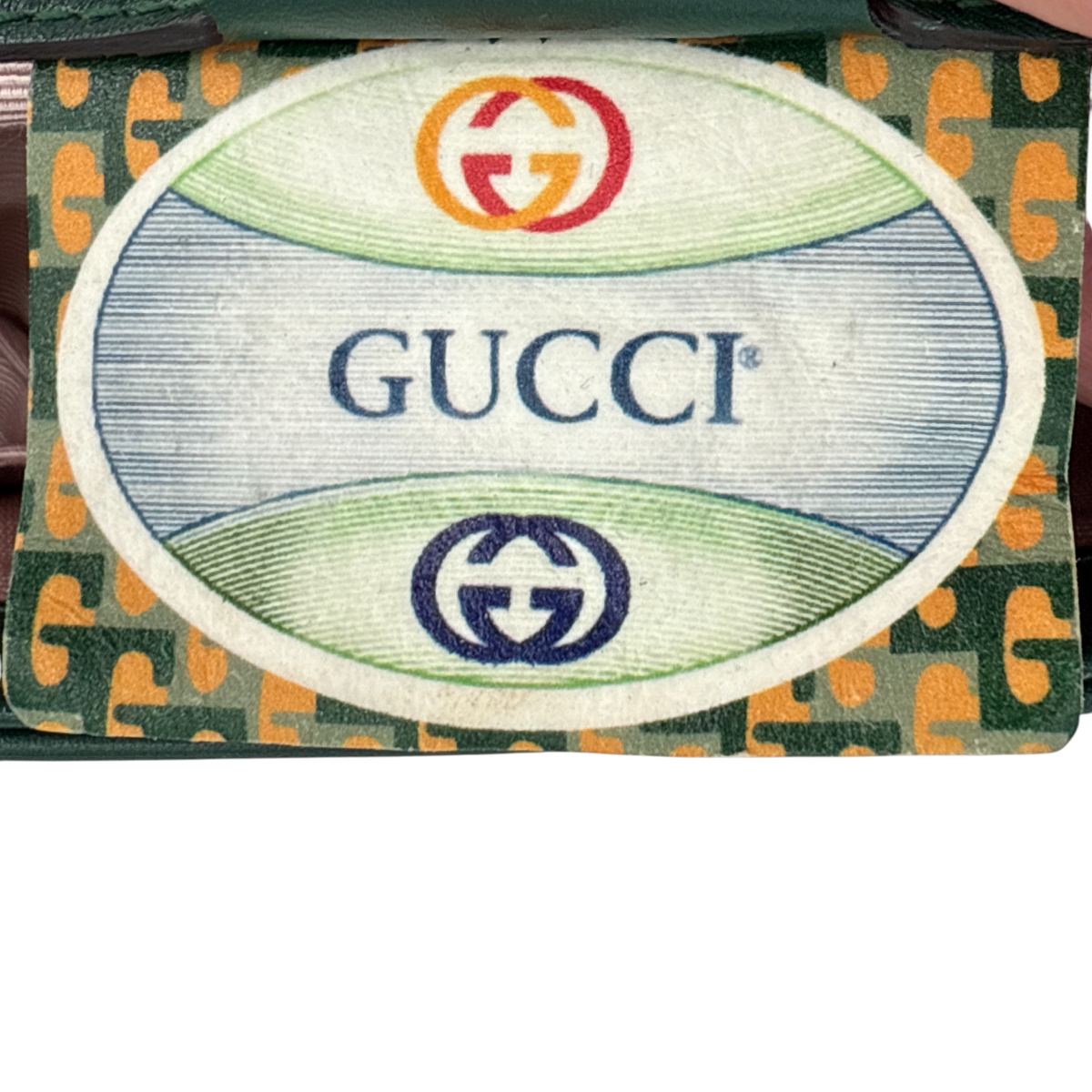 GUCCI Rajah Medium Shoulder Bag in Vintage Green