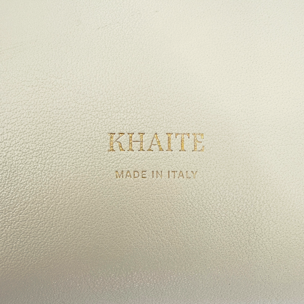 KHAITE The Puffy Agnes Crossbody Bag in Cream