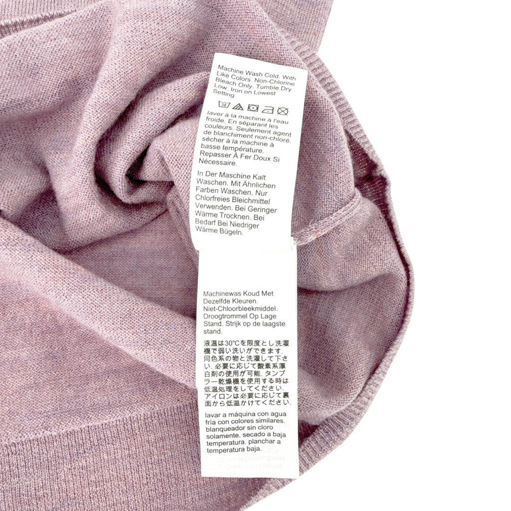 J.CREW Margot Crewneck Sweater in Faded Lavender Multi Heather XS