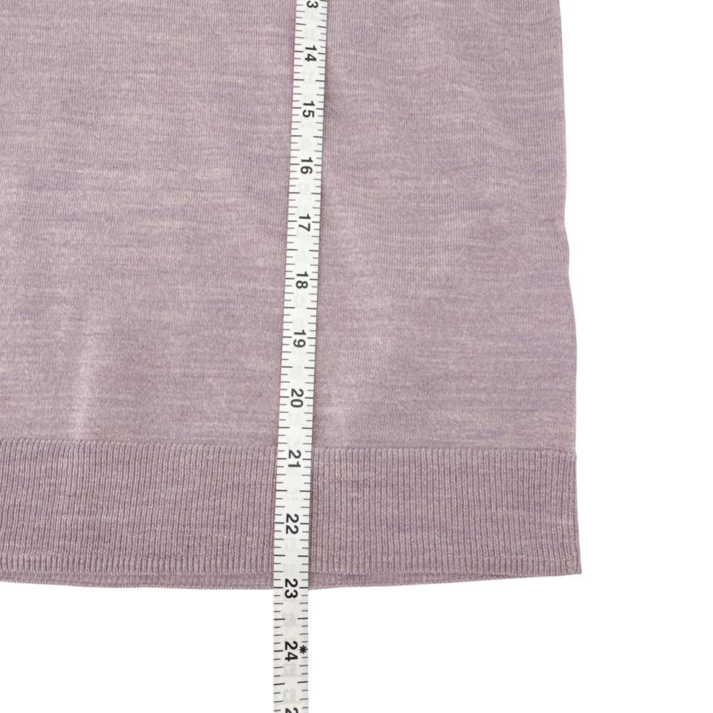 J.CREW Margot Crewneck Sweater in Faded Lavender Multi Heather XS