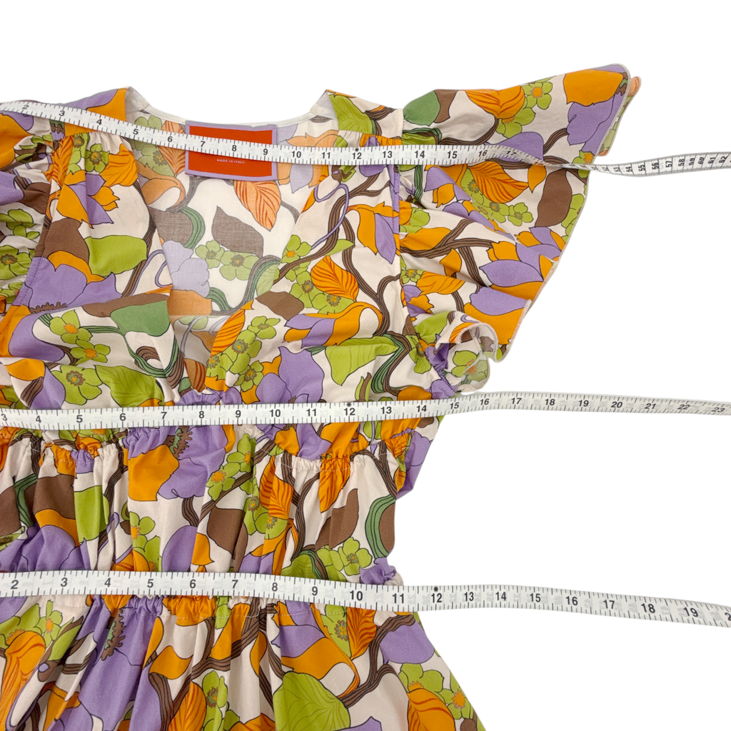 La DOUBLEJ Keira Dress in Vines Bianco