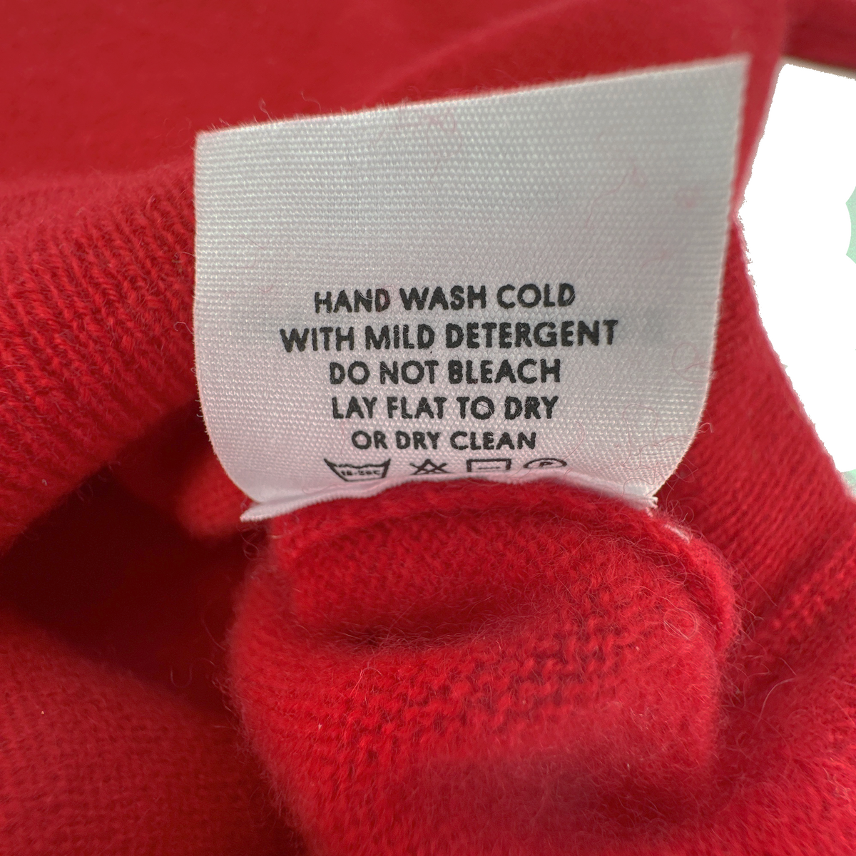 LINGUA FRANCA Nice Naughty Cashmere Crew in Red