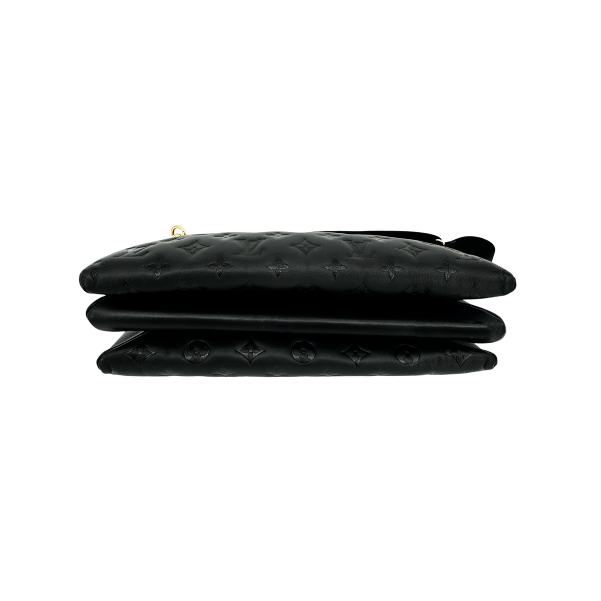 LOUIS VUITTON Lambskin Embossed Monogram Coussin MM