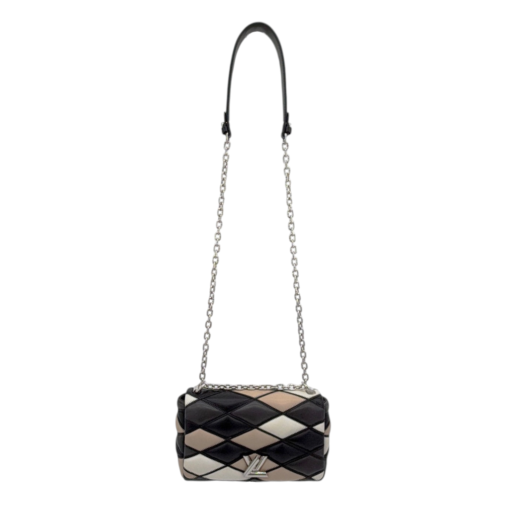 LOUIS VUITTON Leather GO-14 PM Patchwork Malletage Pattern