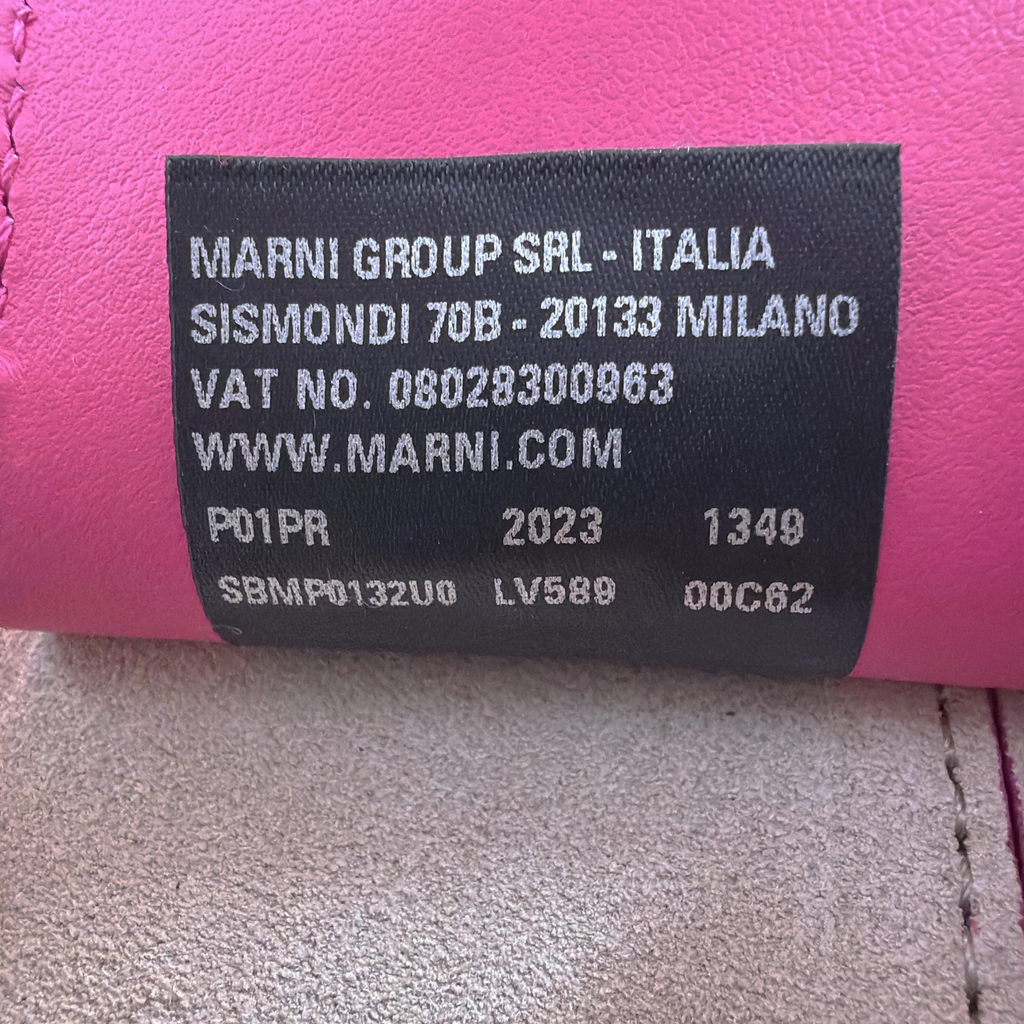 MARNI Toggle Small Bag in Pink