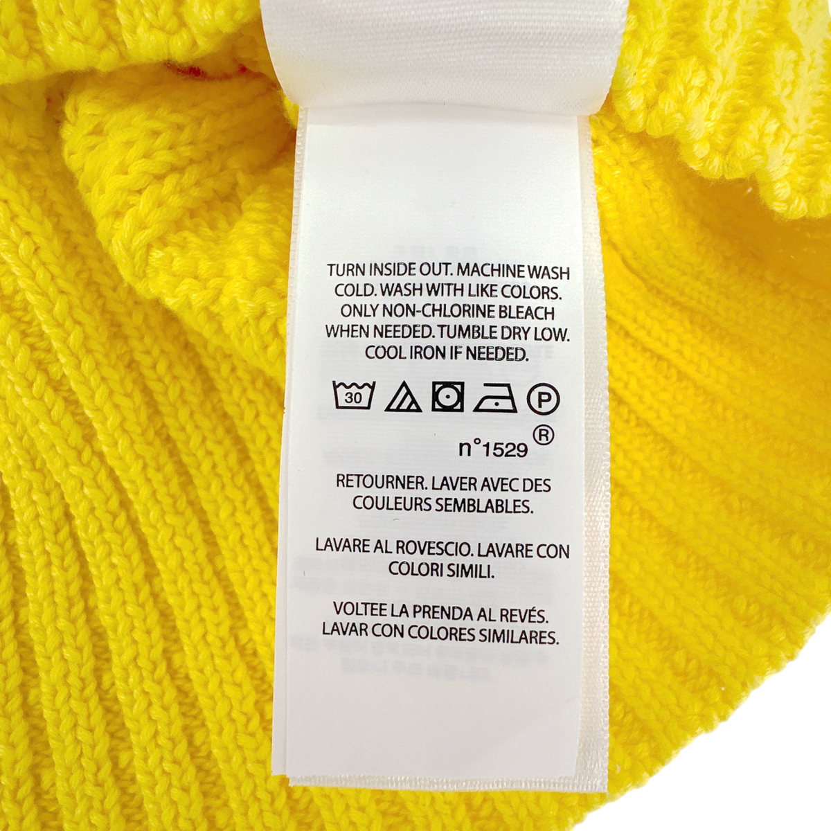 POLO RALPH LAUREN Cable-Knit Cotton Jumper in Yellow XS
