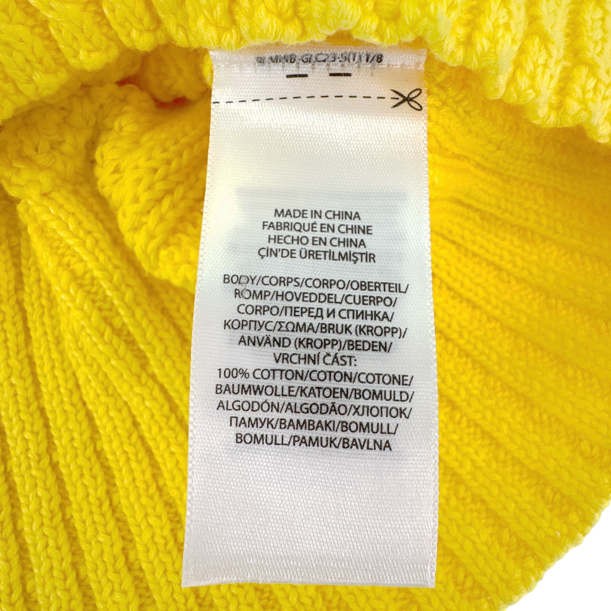 POLO RALPH LAUREN Cable-Knit Cotton Jumper in Yellow XS