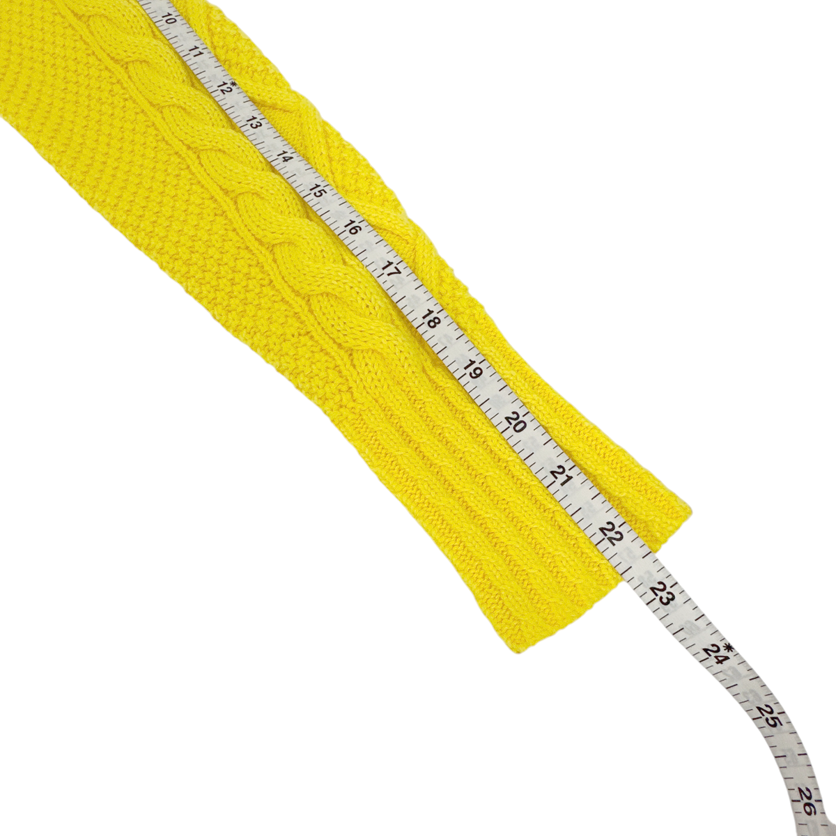 POLO RALPH LAUREN Cable-Knit Cotton Jumper in Yellow XS