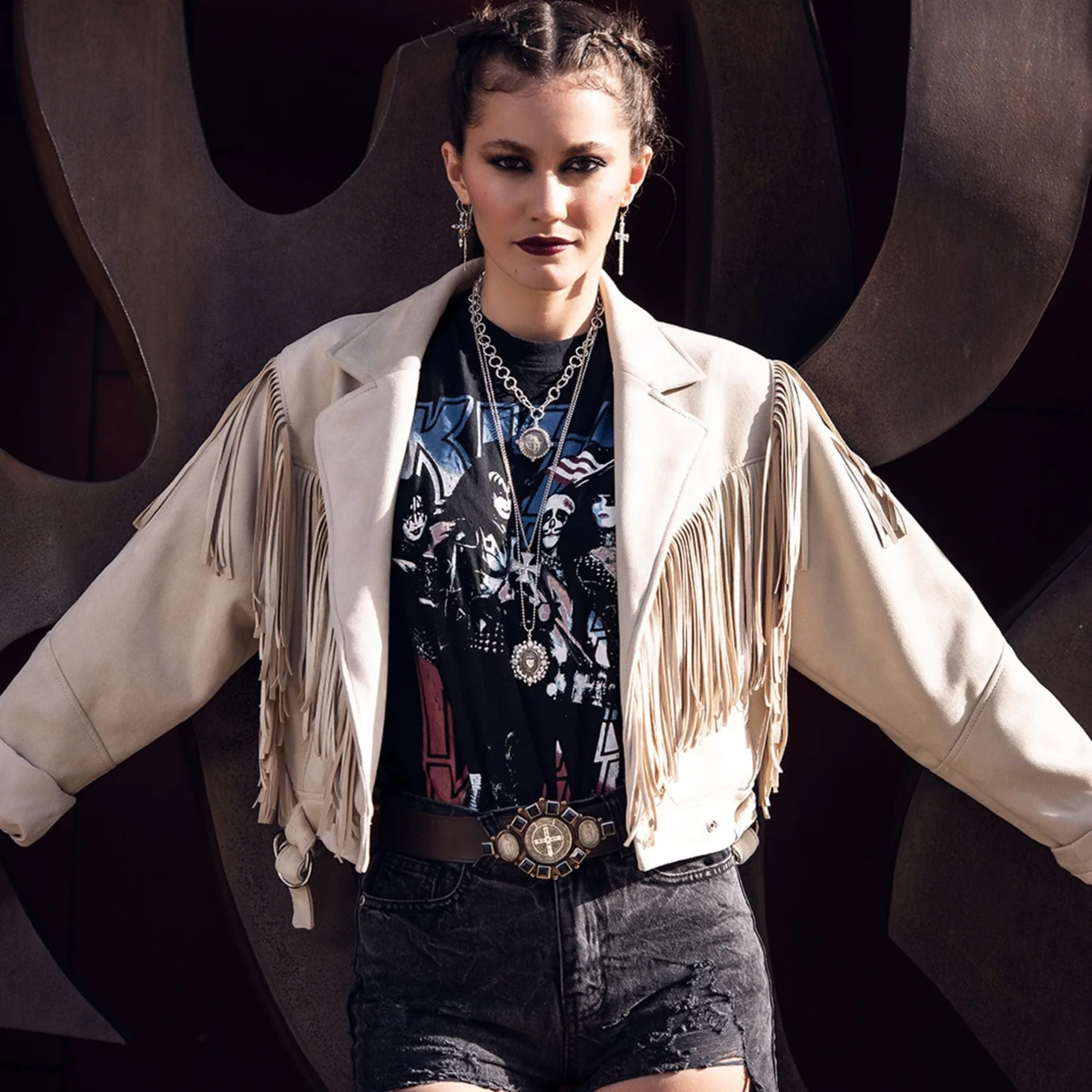 VSA San Benito Goddess Buckle in Jet