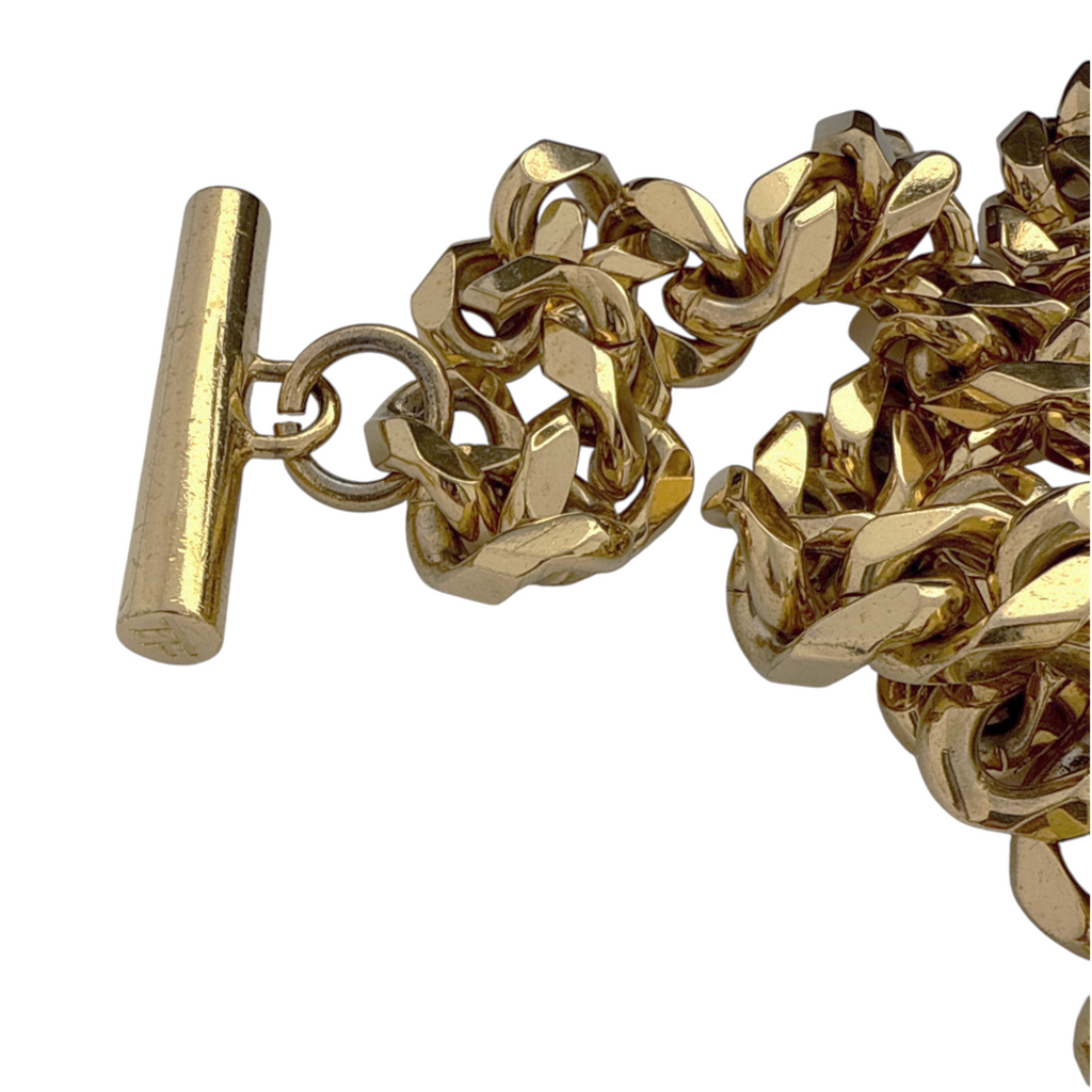 TOM FORD Tara Chain Tejus Lizard Shoulder Bag