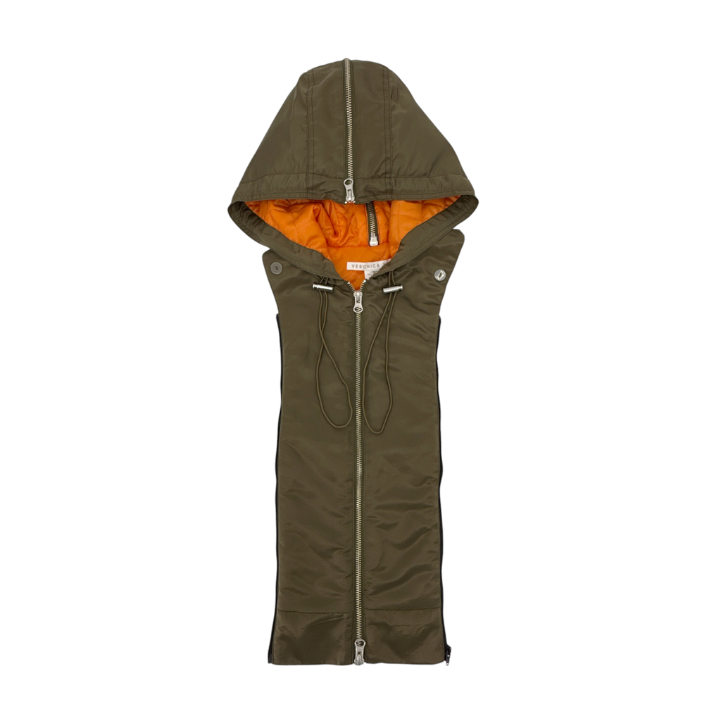 VERONICA BEARD Oakleigh Hooded Dickey in Army Green&nbsp;