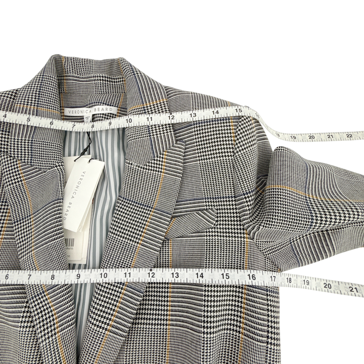 VERONICA BEARD Joshua Dickey Jacket White Multi 2|XS
