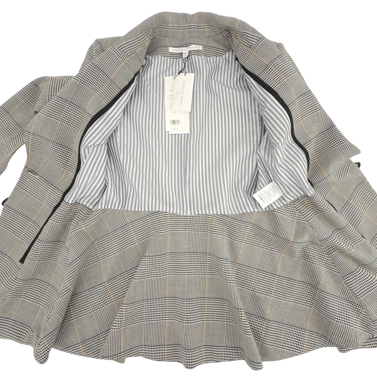 VERONICA BEARD Joshua Dickey Jacket White Multi 2|XS