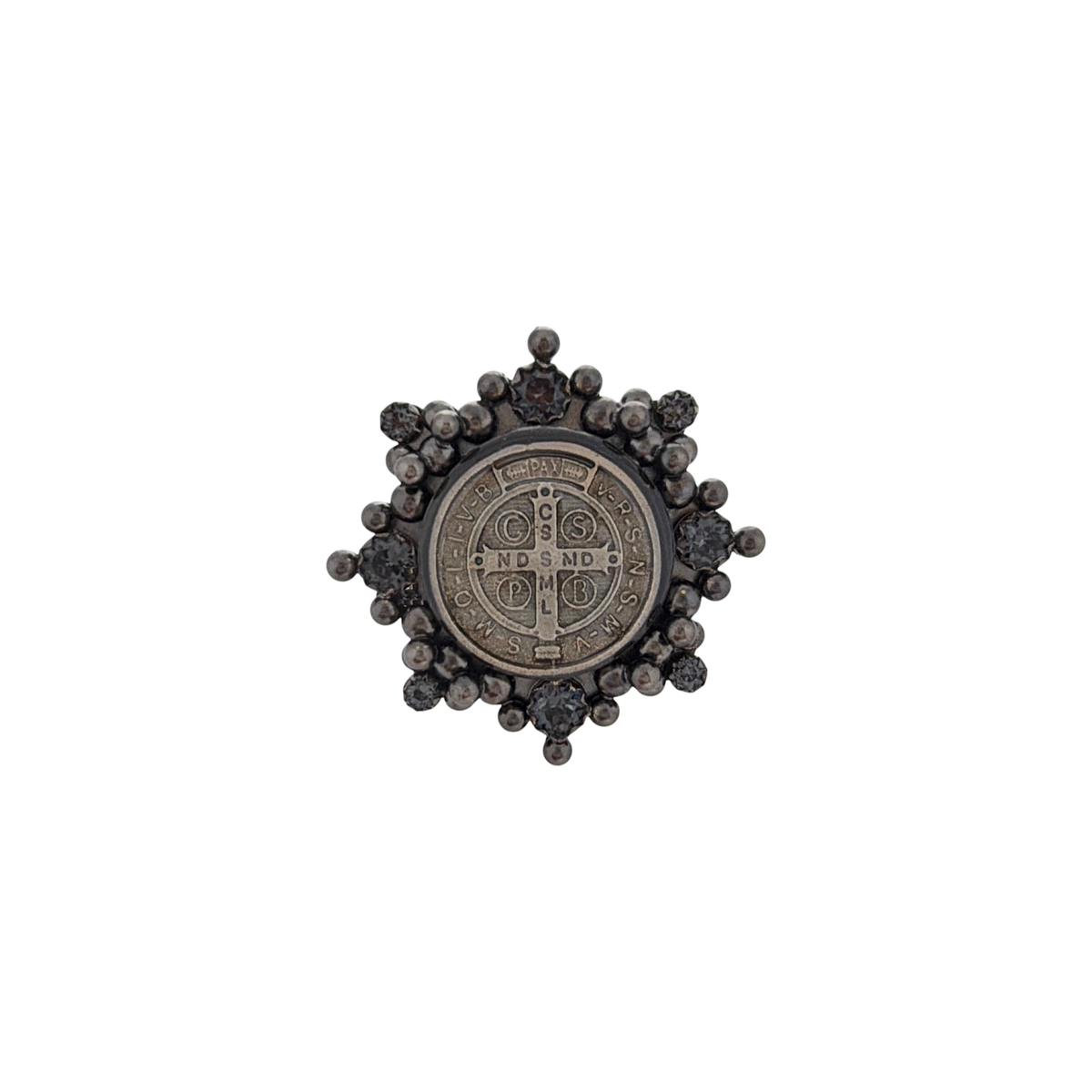 VSA Cloister San Benito Ring in Gunmetal Size 6