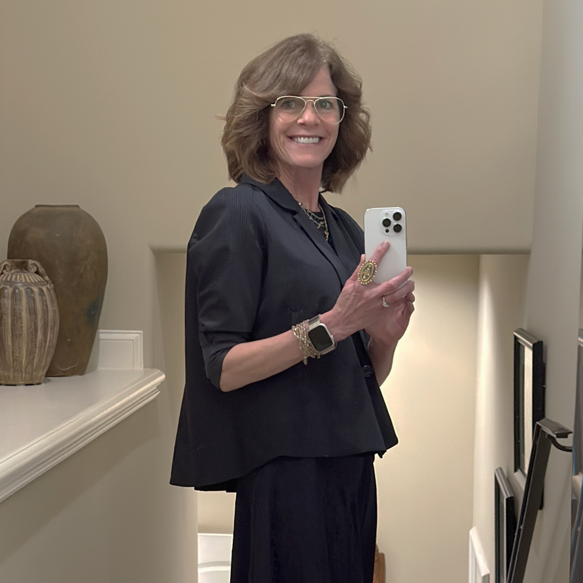 VSA Wrap Vintage Clear AB in Gold