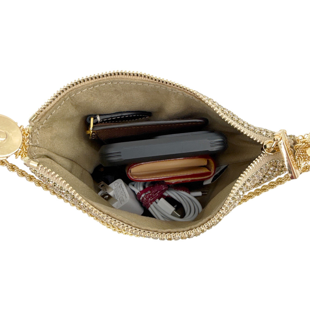 CULT GAIA Rue Wristlet Bag in Sand Dollar