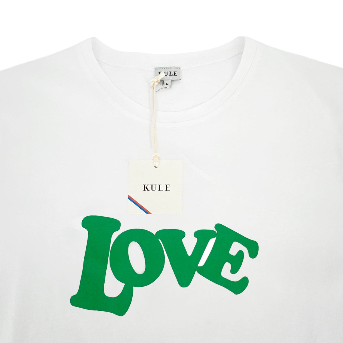 KULE The 70'S Modern LOVE Tee in White M