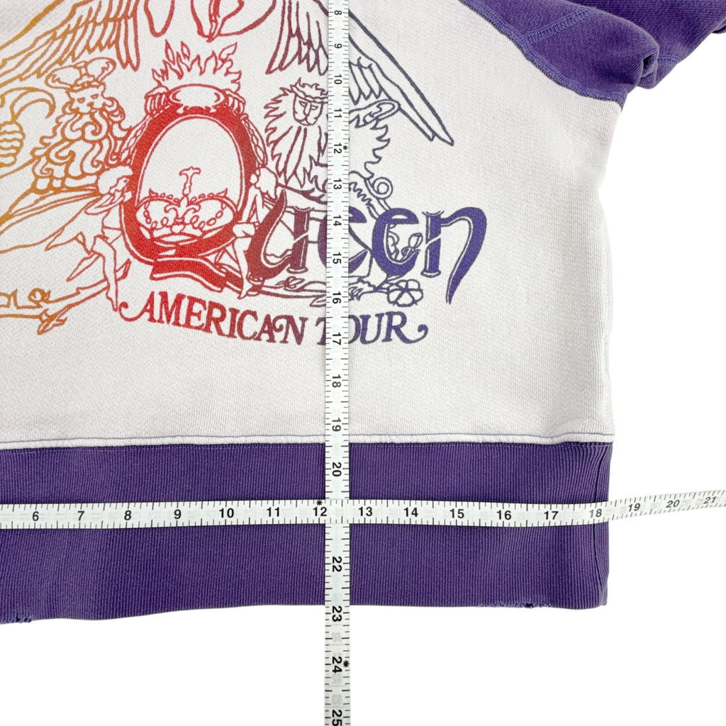 MADEWORN Queen American Tour Short Sleeve Sweatshirt S