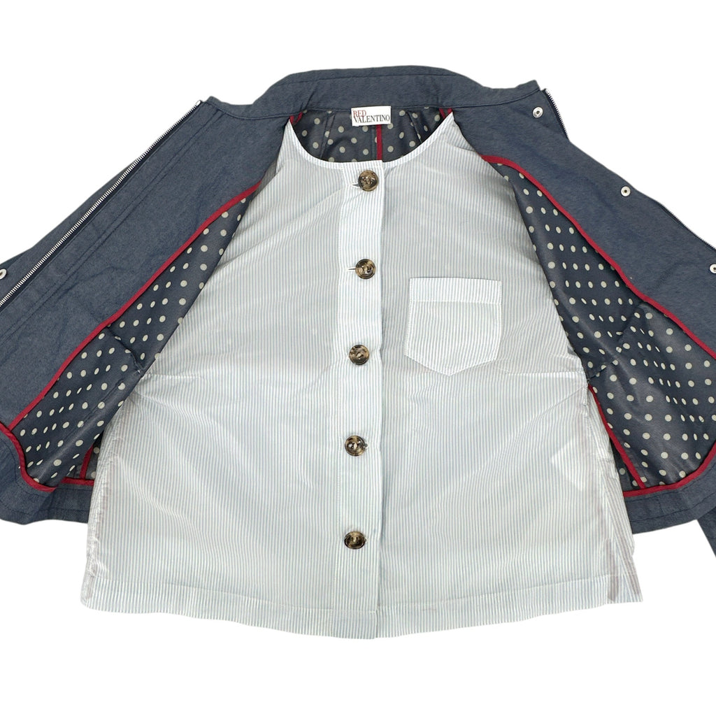 REDVALENTINO Layered Jacket Blue S