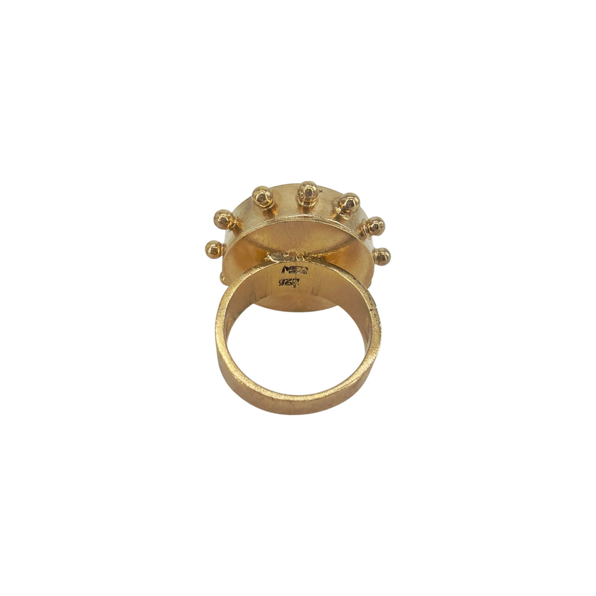 VSA Heavenly "M" Ring in Gold 7