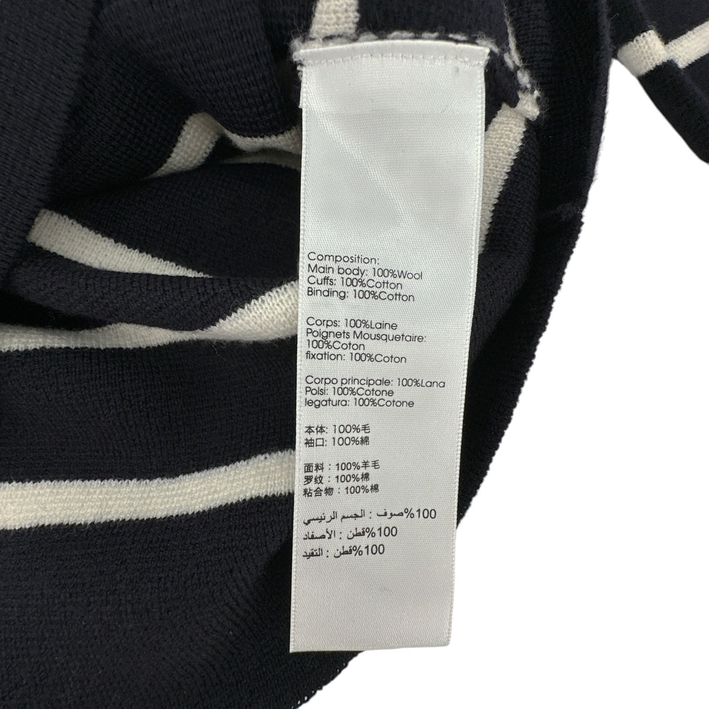 3.1 PHILLIP LIM Sailor Stripe Lace Cuff Sweater S
