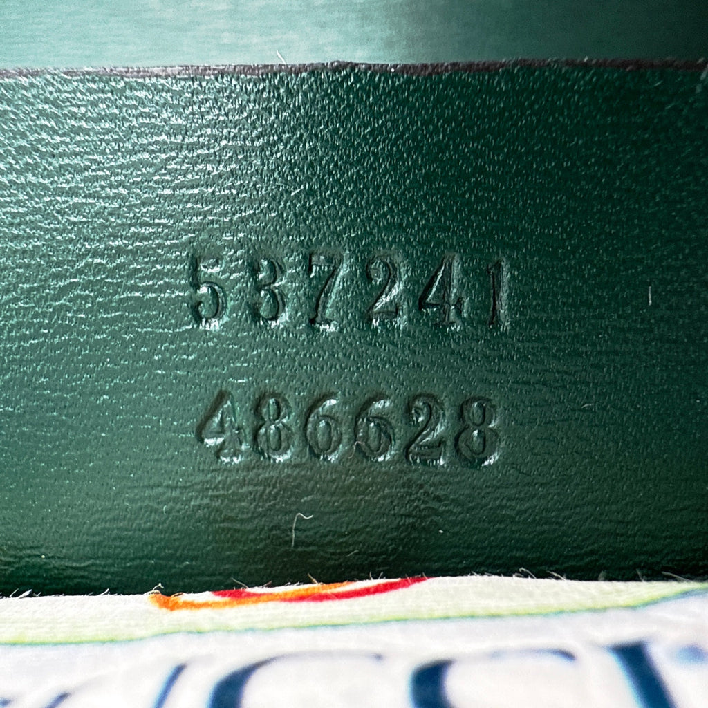 GUCCI Rajah Medium Shoulder Bag in Vintage Green