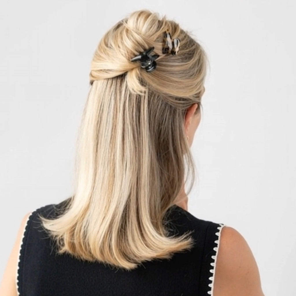 FRANCE LUXE Couture Claw Clip French Classic Mini Set of 2 in Tokyo