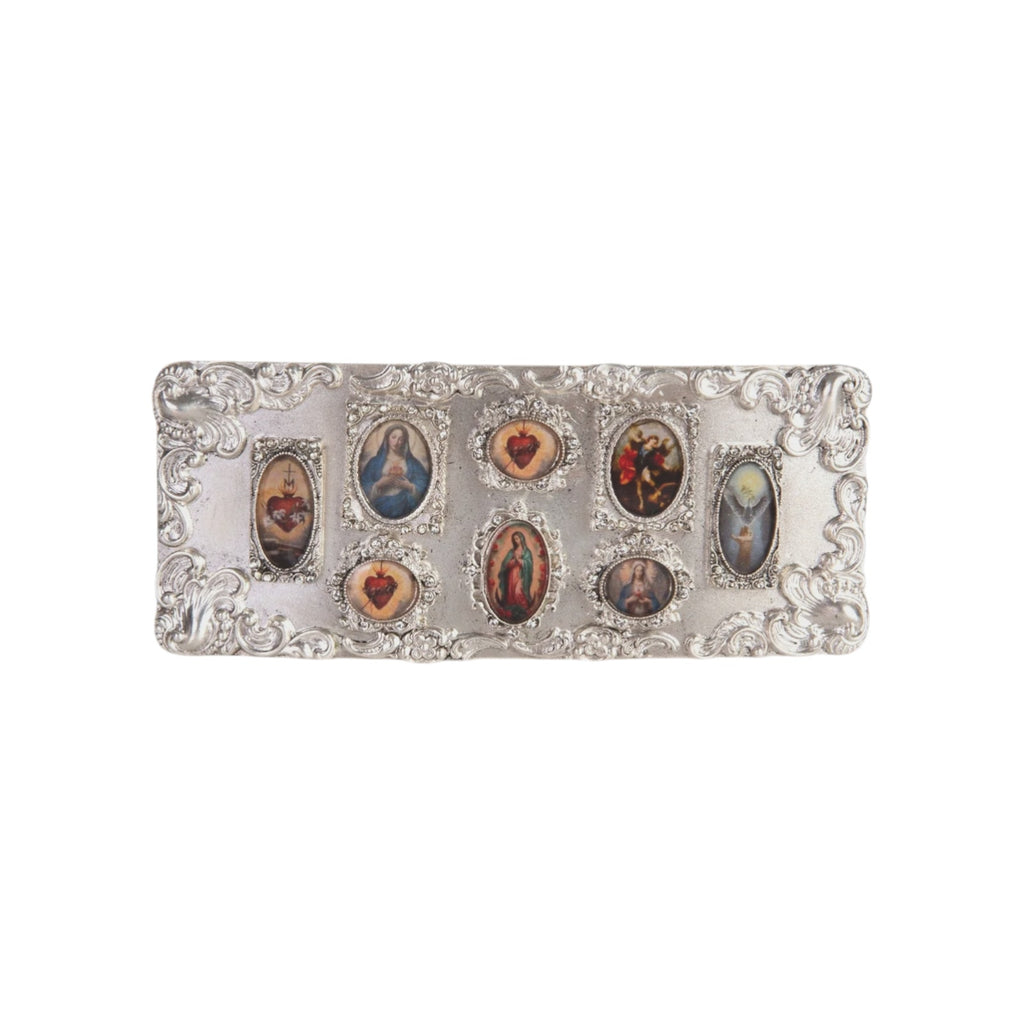 VSA Retablo Framed Buckle Silver