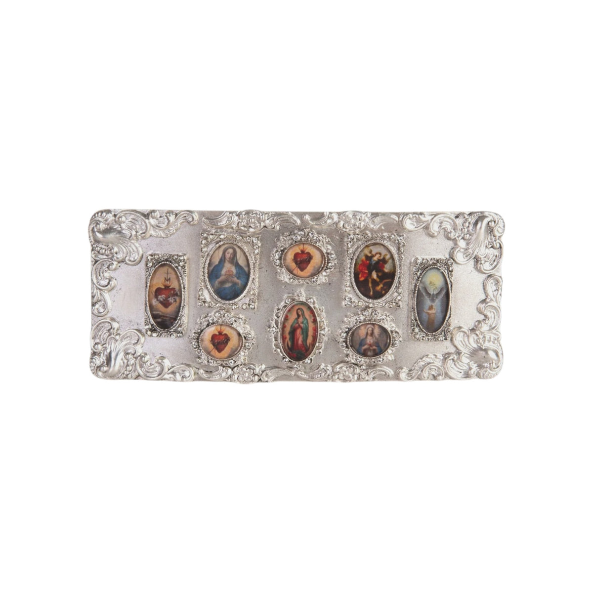 VSA Retablo Framed Buckle Silver