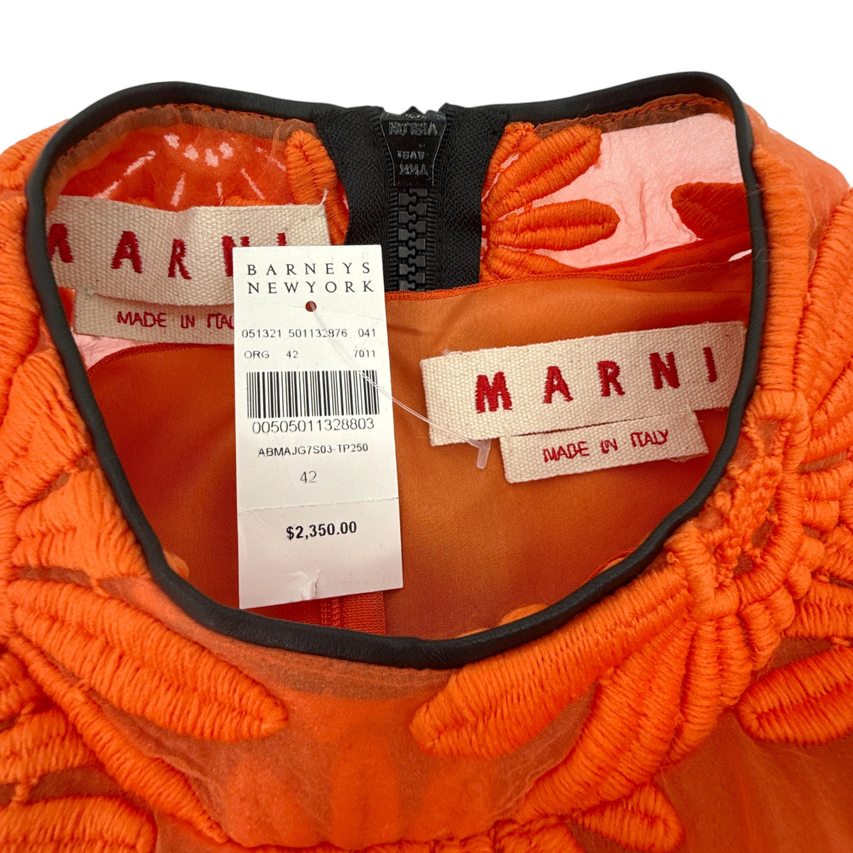 MARNI Floral Silk Dress IT42|US6|S