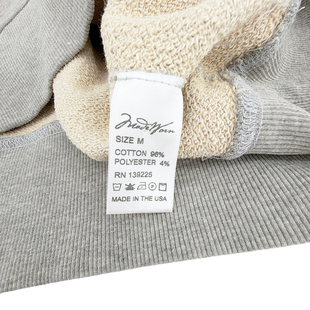 MADEWORN Grateful Dead Sugar Magnolia Shrunken Sweatshirt in Heather M