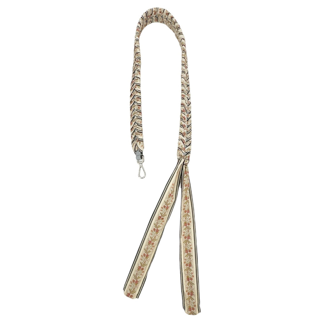 FENDI Floral Ribbon Guitar Bag Strap