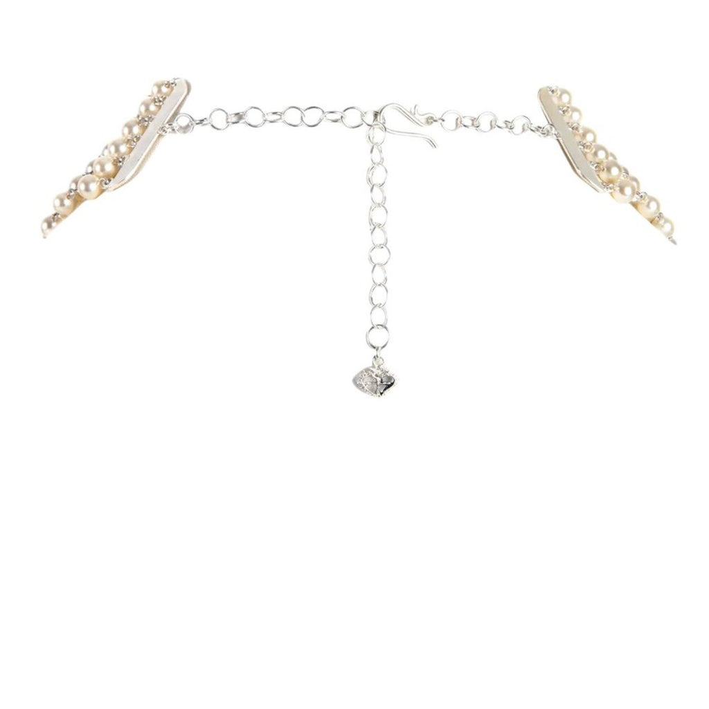 VSA La Queen Collar Pearl & Silver
