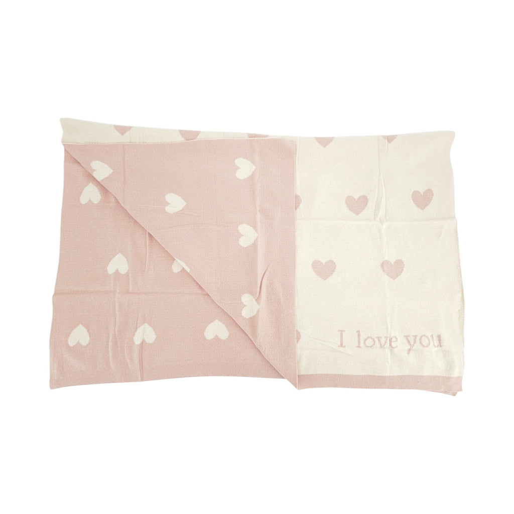 THE BLUEBERRY HILL Heart I Love You Baby Gift Set Paperboard Suitcase Large