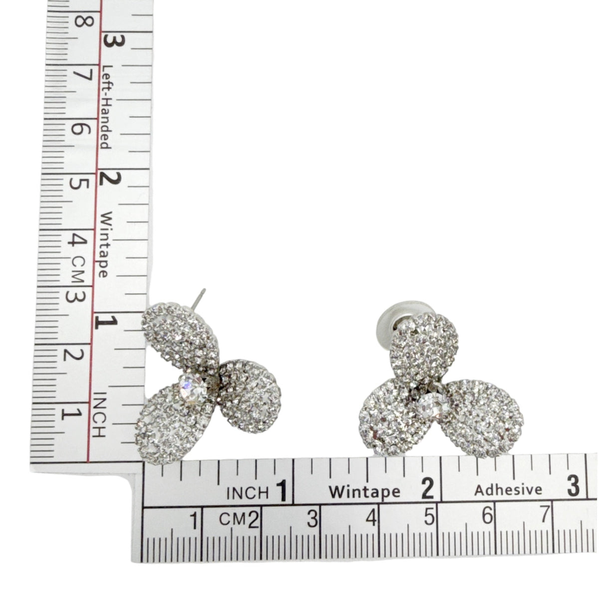 JENNIFER BEHR Amerie Crystal Flower Stud Earrings