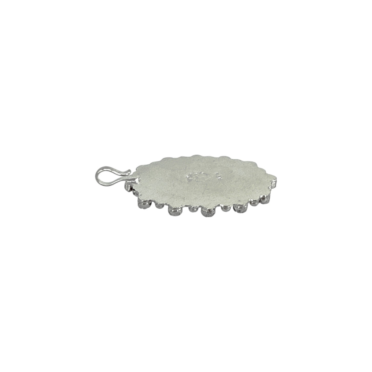 VIRGINS SAINTS & ANGELS VSA Milagrosa Medallion in Pink & Silver