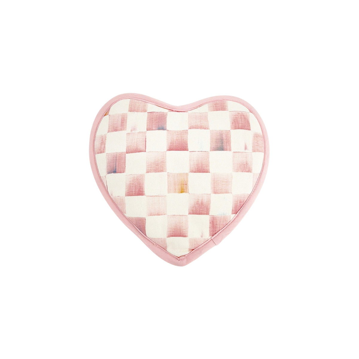 MACKENZIE-CHILDS Rosy Check Heart Potholder