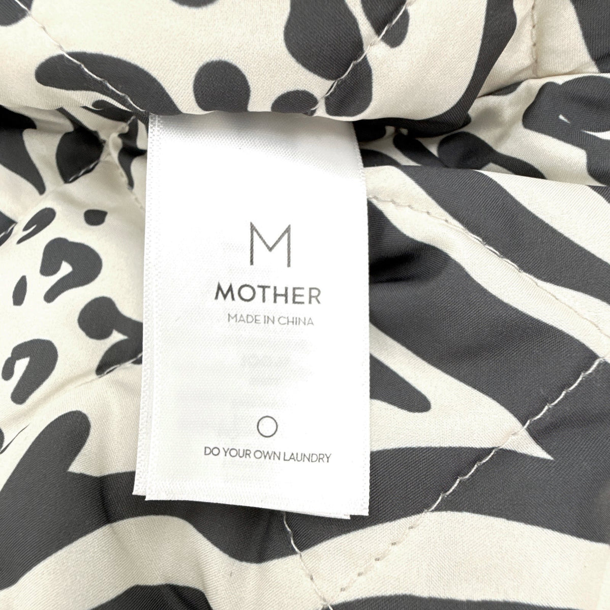 MOTHER The Big Time Jacket in Egret Drunk in Love M