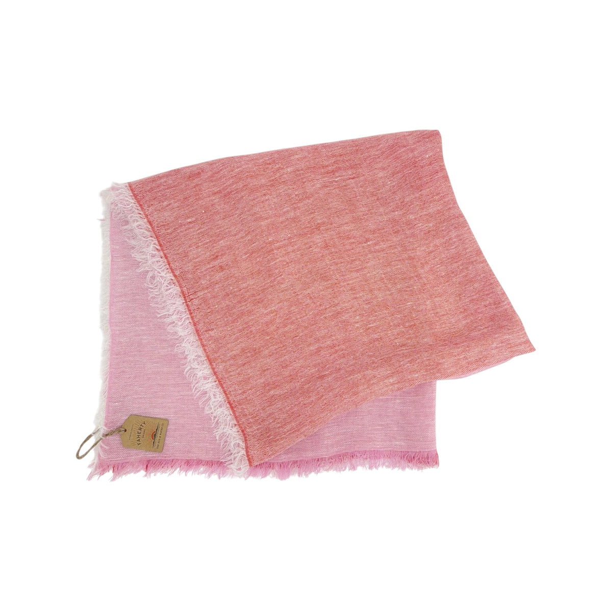 FAHERTY Colorblock Oblong Scarf in Fuchsia