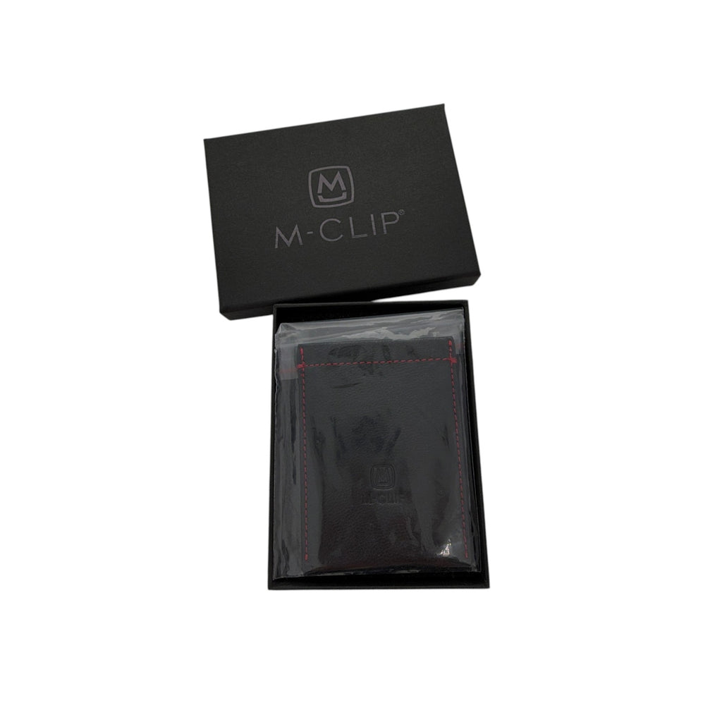M-CLIP Leather RFID Case Vertical in Black