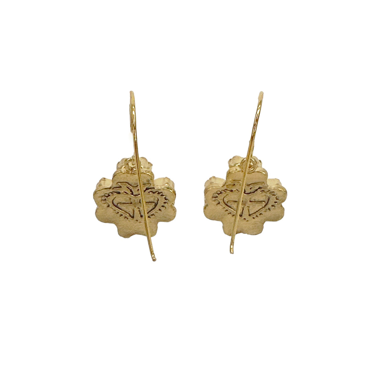 VSA Blessed Is Best Earrings Green