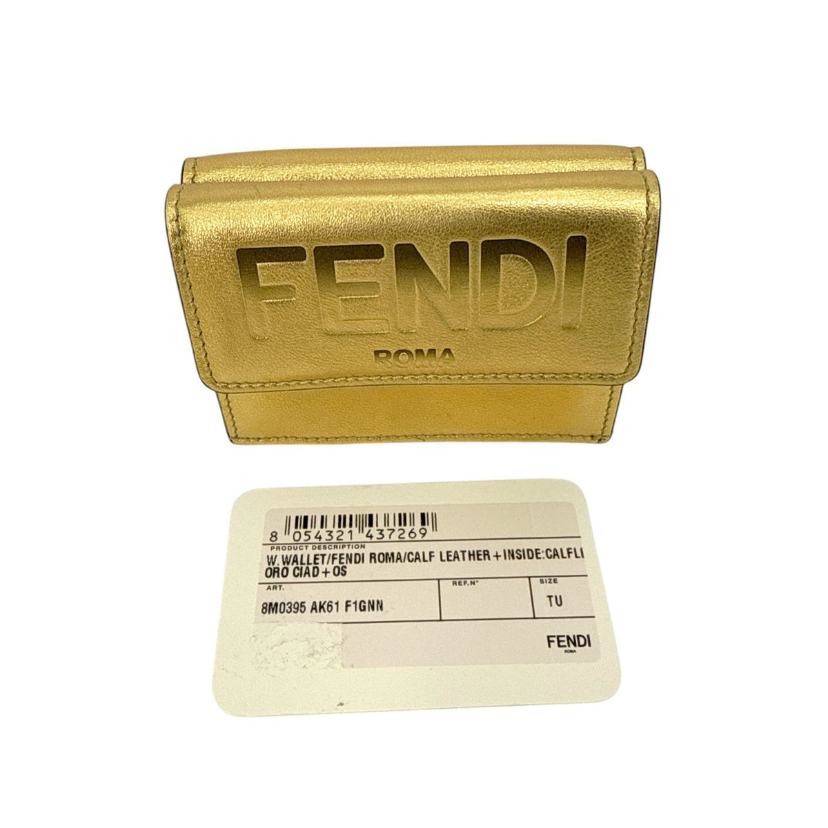 FENDI Roma Micro Trifold Leather