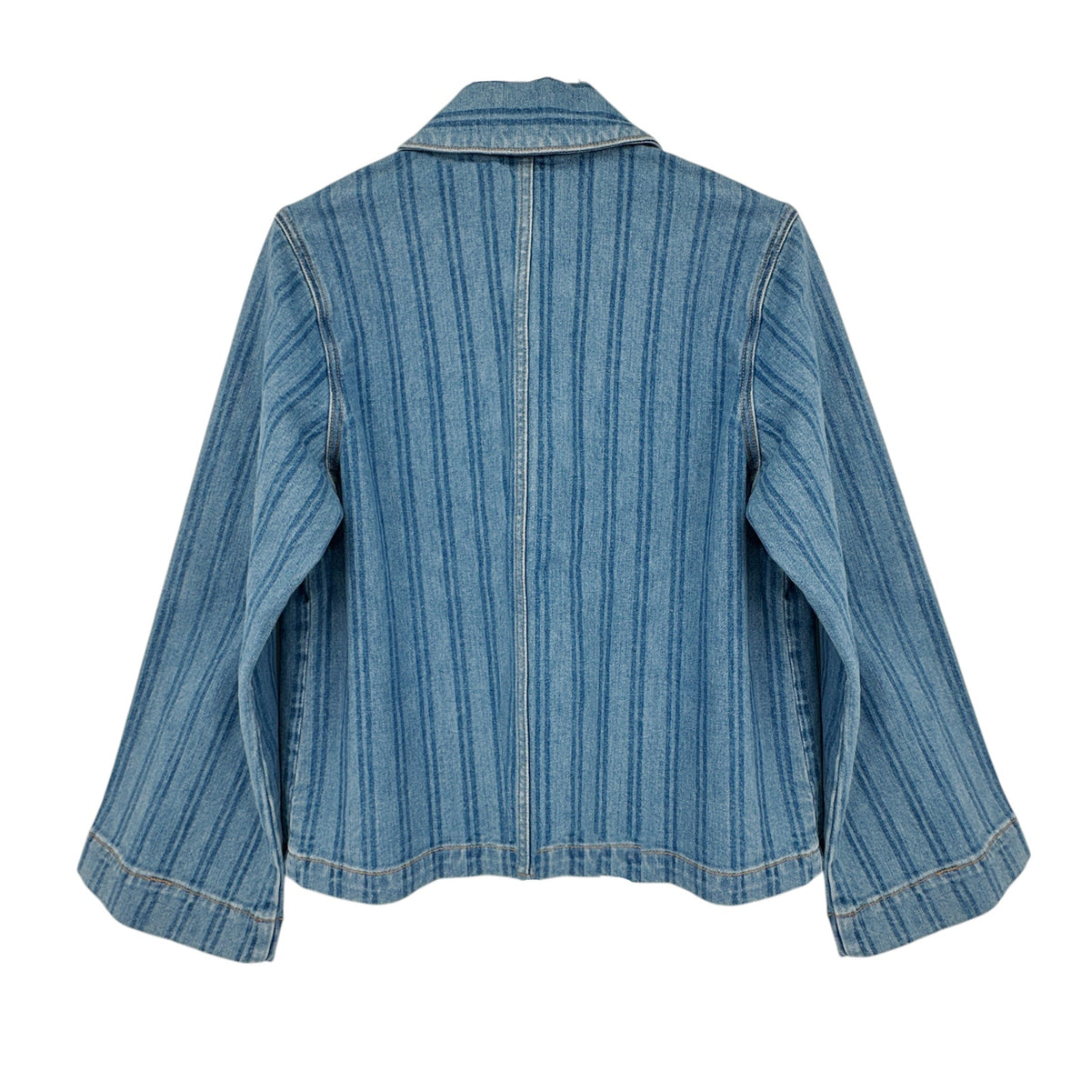 VERONICA BEARD Dahl Striped Denim Jacket S