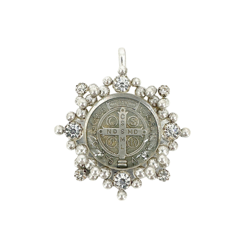 VSA Cloister San Benito Medallion in Silver