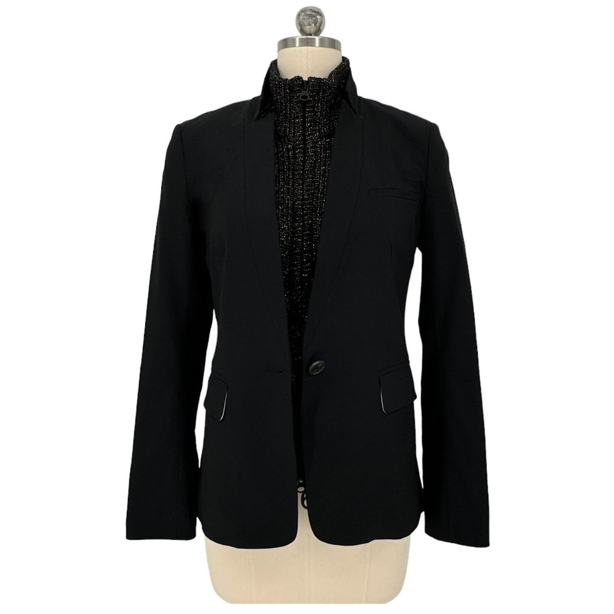 VERONICA BEARD Walden Dickey in Black & Gold